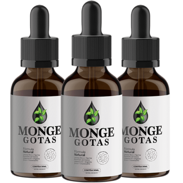3x Monge Gotas Original Suplemento Liquido 30ml