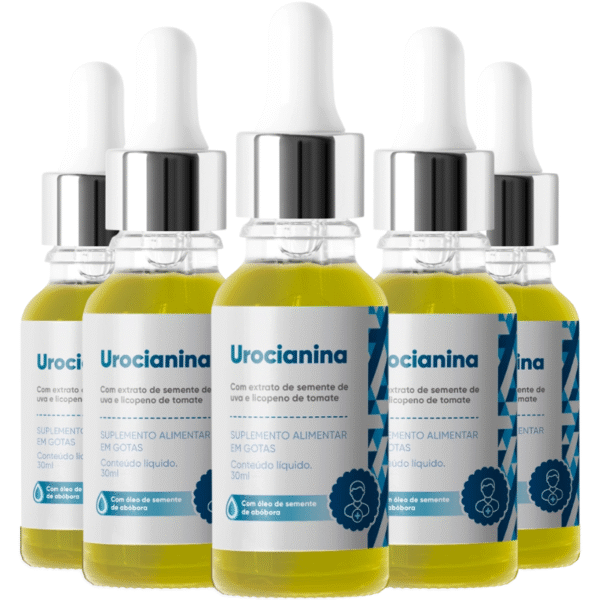 Urocianina 5 Frascos Original Loja Oficial