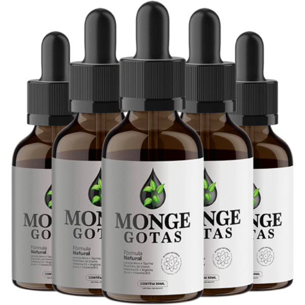 Monge Gotas 5 Frascos Original
